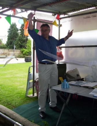 Martin Horwood opens Cheltenham Art in the Park 2013