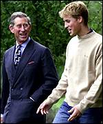 Prince Charles and Prince William